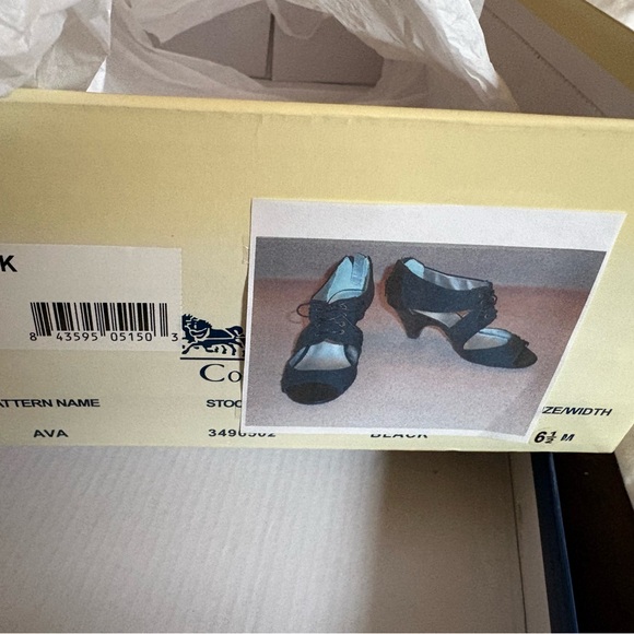 Black Women's Shoes by Coach and Four size 6.5 peep toes - Picture 8 of 11